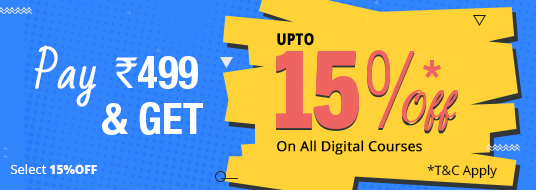 Pay 499 & Get Upto 15% off